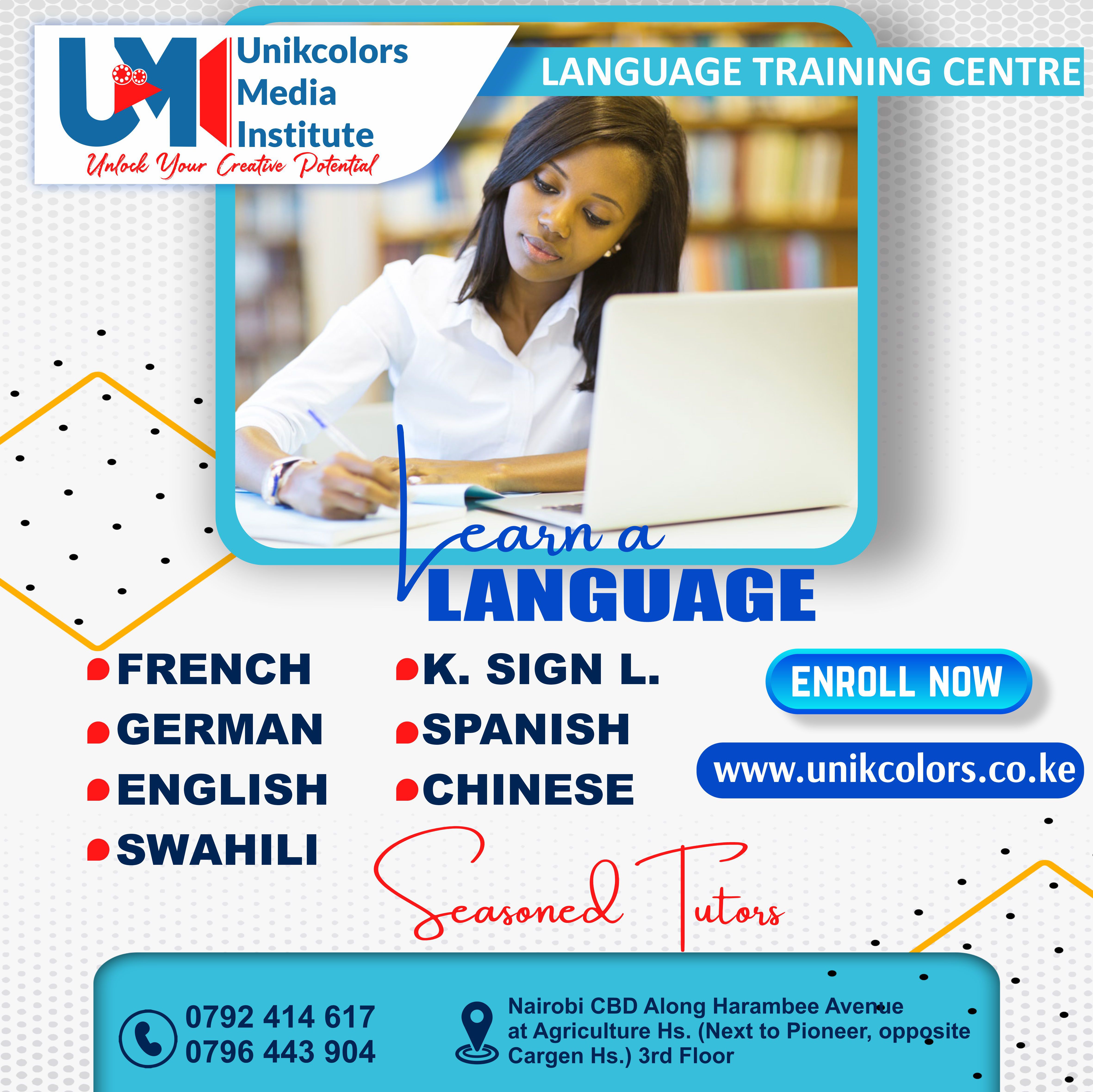 LANGUAGE TRAINING CENTRE - GERMAN | ENGLISH | FRENCH | CHINESE | SPANISH | SWAHILI | KENYA SIGN LANG